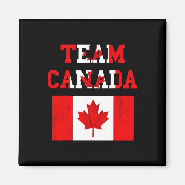 Imã Equipe Canadá Folha de Bordo Equipe Canadense de F (Frente)