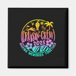 Imã Equipe Cruisin '2025 Amigos da Família Férias Corr