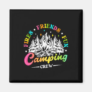 Imã Equipe de Acampamento Ateia Amigos Diversão Vibraç