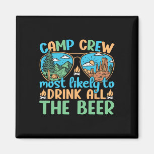Imã Equipe de Acampamento Mais Propensa a Beber Toda a