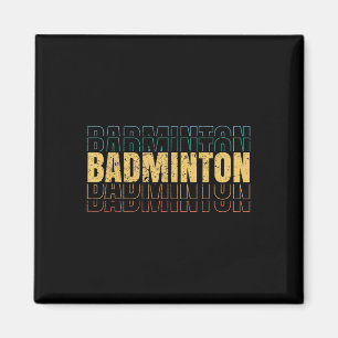 Imã Equipe de amor de badminton jogador treinador 
