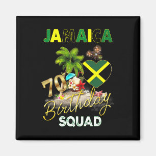Imã Equipe de aniversário de 70 anos da Jamaica Viagem