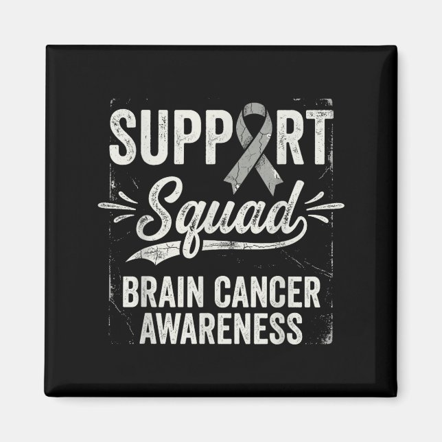 Imã Equipe de apoio conscientização tumor cerebral cân (Frente)