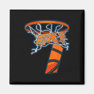 Imã Equipe de basquete divertida Ventilador de esporte