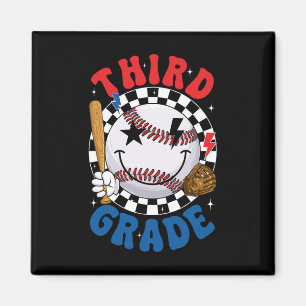 Imã Equipe de beisebol da terceira série Groovy primei