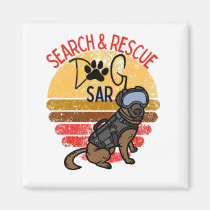 Imã Equipe de Cães Profissionais SAR K-9