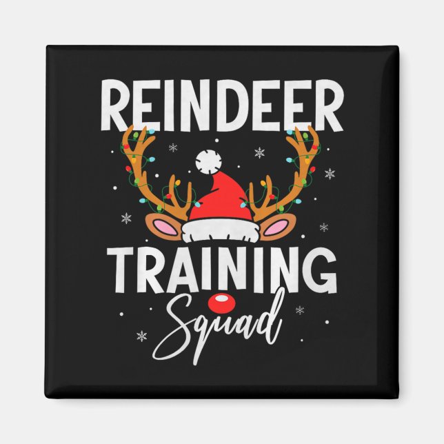 Imã Equipe de corrida de Natal, Treinamento engraçado  (Frente)