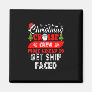 Imã Equipe de cruzeiro de Natal engraçada com maior pr