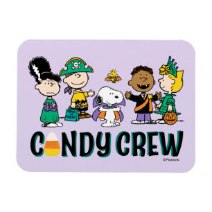 Ímã Equipe de Doces Peanuts Gangue de Halloween