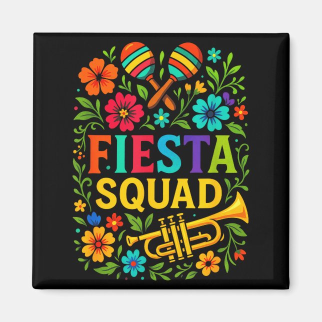 Imã Equipe de festa - festa cinco de maio ao estilo me (Frente)