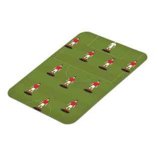 Ímã Equipe de Futebol de Brinquedo