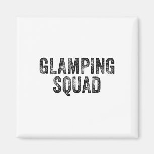 Imã Equipe de Glamping Divertida Viagem de Camping Fam