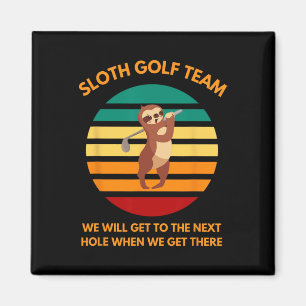 Imã Equipe de Golfe de Preguiça Golfistas Lentos Fãs d