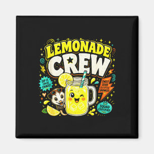Imã Equipe de limonada engraçada crianças fofas barrac