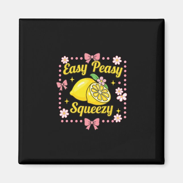 Imã Equipe de Limonada Fácil Peasy Lemon Squeezy Diver (Frente)