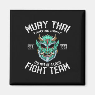 Imã Equipe de Luta do Demônio Oni de Muay Thai - Nak M