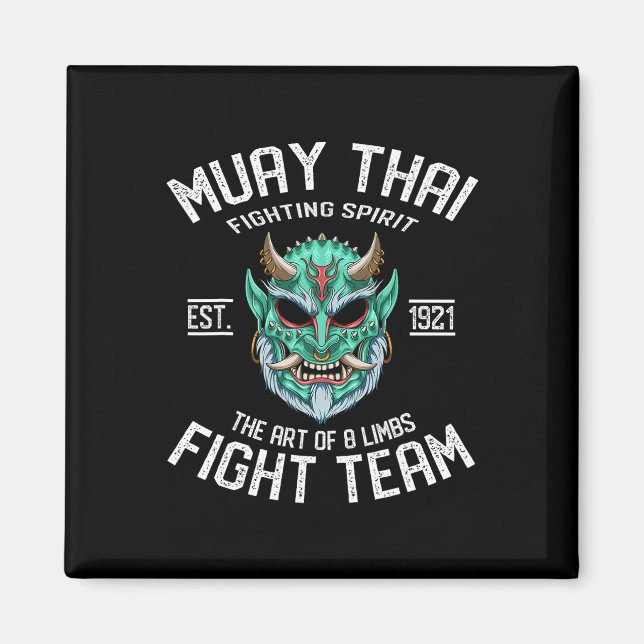 Imã Equipe de Luta do Demônio Oni de Muay Thai - Nak M (Frente)