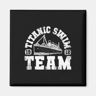 Imã Equipe De Natações Titanista - Nadação Engraçada E