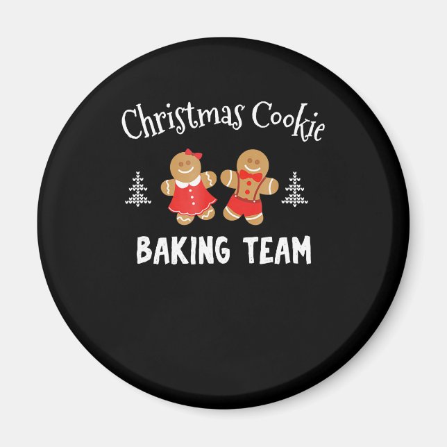 Imã Equipe de panificação de biscoitos de Natal | pão  (Frente)