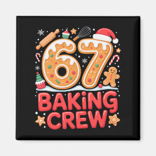 Imã Equipe de Panificação do Natal 67 Meme Engraçado B