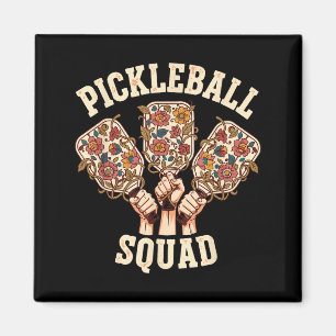 Imã Equipe de pickleball engraçado time de pickleball