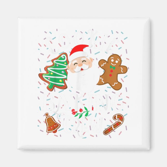 Imã Equipe de Preparar Biscoitos de Natal Família da E (Frente)