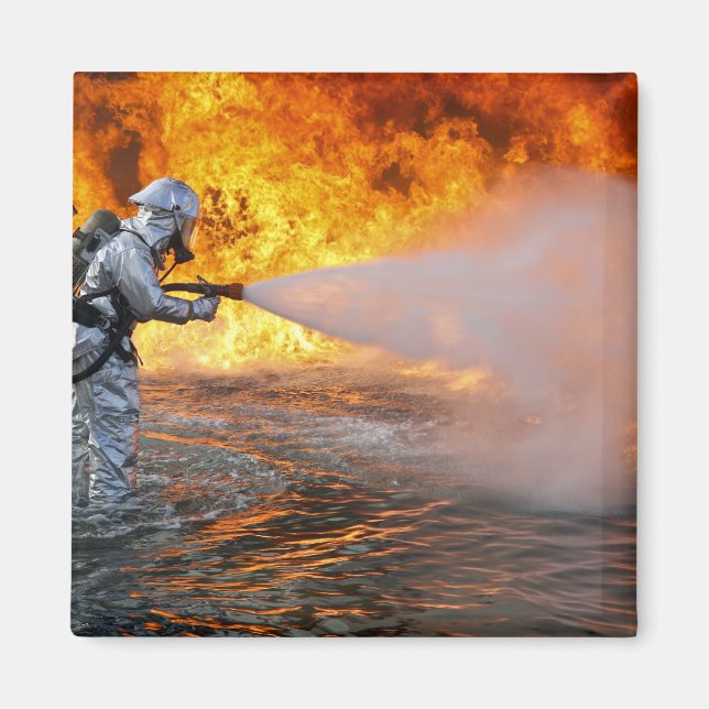 Imã Equipe de salvamento de aviões de combate a incênd (Frente)