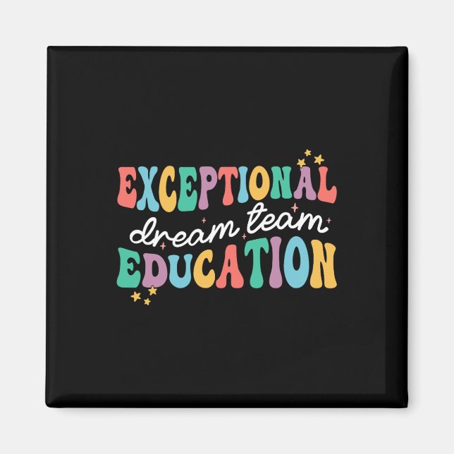 Imã Equipe de Sonho de Educação Excepcional Professor  (Frente)