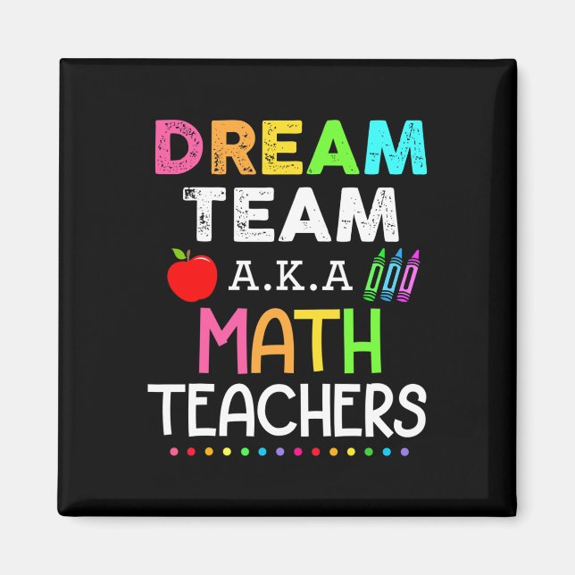 Imã Equipe De Sonhos De Professores De Matemática E Pr (Frente)