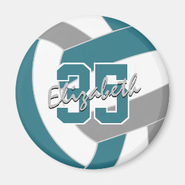 Imã equipe de vôlei da cinza de Teal colore presentes