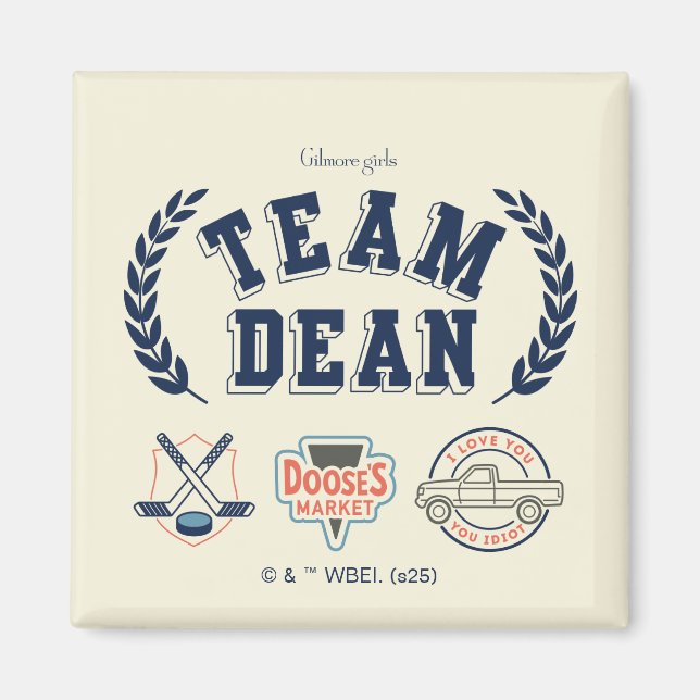 Imã Equipe Dean Gilmore Girls Design (Frente)