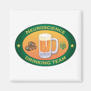 Imã Equipe do bebendo da neurociência