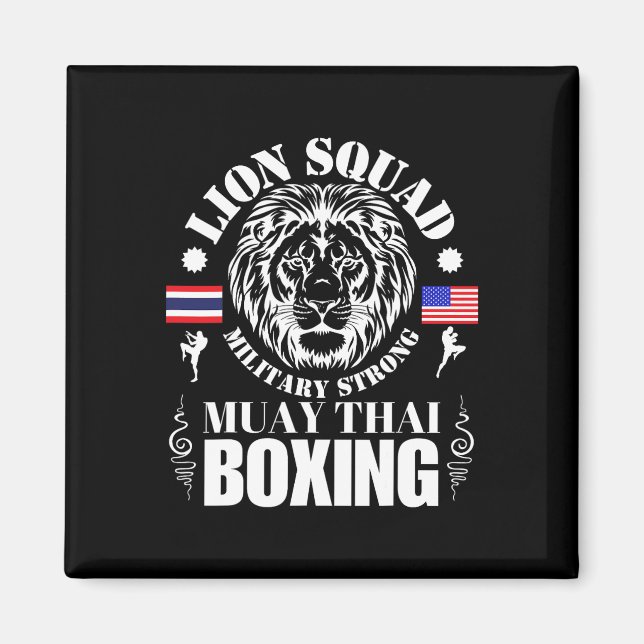 Imã Equipe do Leão Tailândia Kickboxing Muay Thai Mma  (Frente)