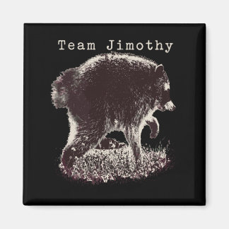 Imã Equipe do Panda de Lixo Engraçado do Jimothy Mascu