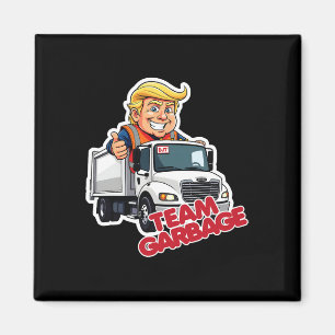 Imã Equipe Garbyge Eleição Presidencial 2025 Cute Trum
