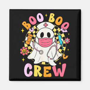 Imã Equipe Groovy Boo Boo Enfermeira Fantasma Engraçad