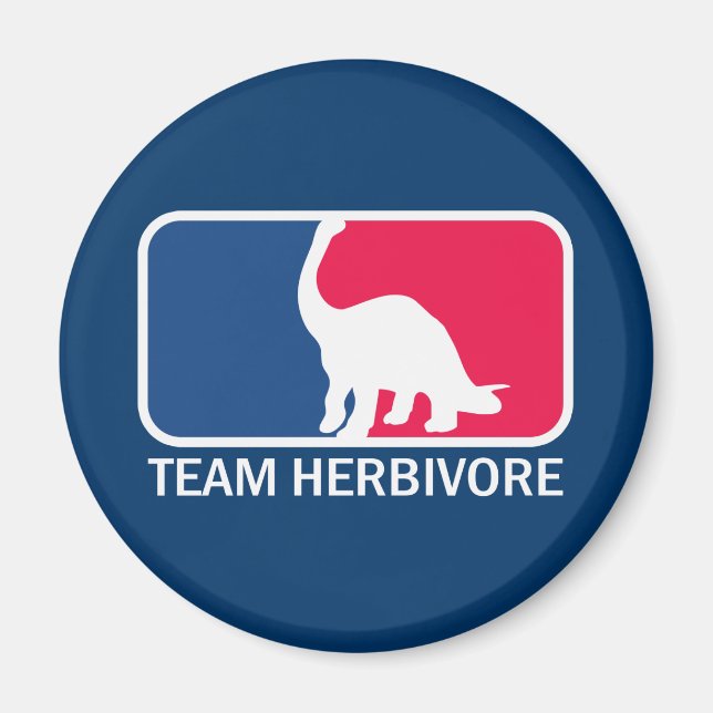 Imã Equipe Herbivore Vegetarian Vegan (Frente)