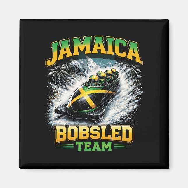 Imã Equipe Jamaicana de Bobslê (Frente)