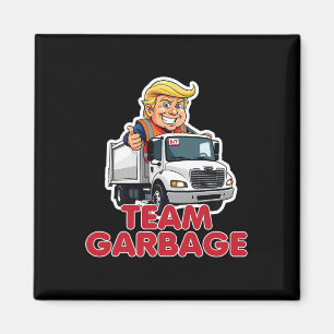 Imã Equipe Lixo Donald Trump 2025 Eleição Engraçado