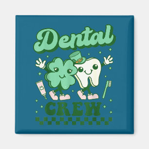 Imã Equipe odontológica dente engraçado dentista dia d
