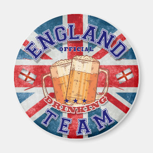 Imã Equipe Oficial de Bebida da Inglaterra. Cerveja en