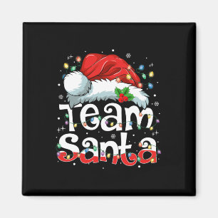 Imã Equipe Papai Noel da Família de Natal
