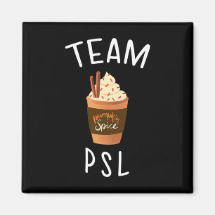 Imã Equipe PSL Pumpkin Spice Latão Diversão Fall Bompk