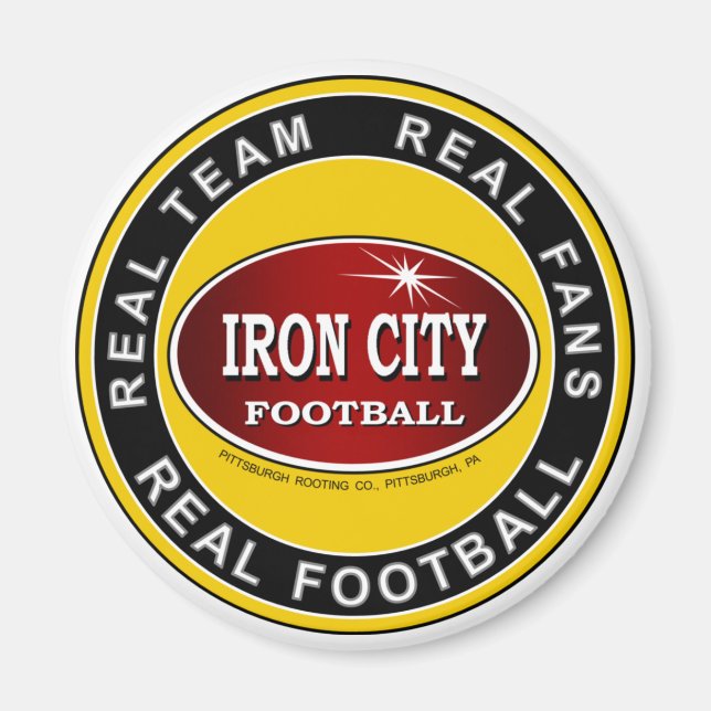 Imã Equipe real, fãs reais, futebol real Pittsburgh (Frente)