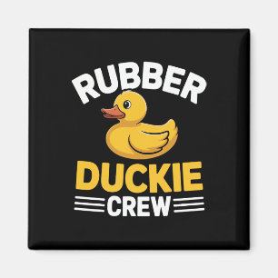 Imã Equipe Rubber Duckie Pato Engraçado Animal Fofo Ka
