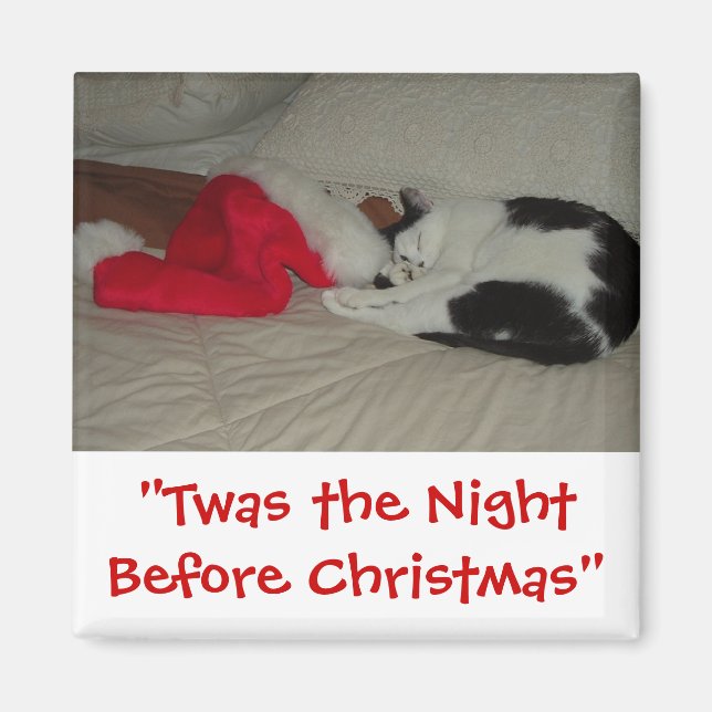 Imã Era a noite antes do Natal Kitten (Frente)