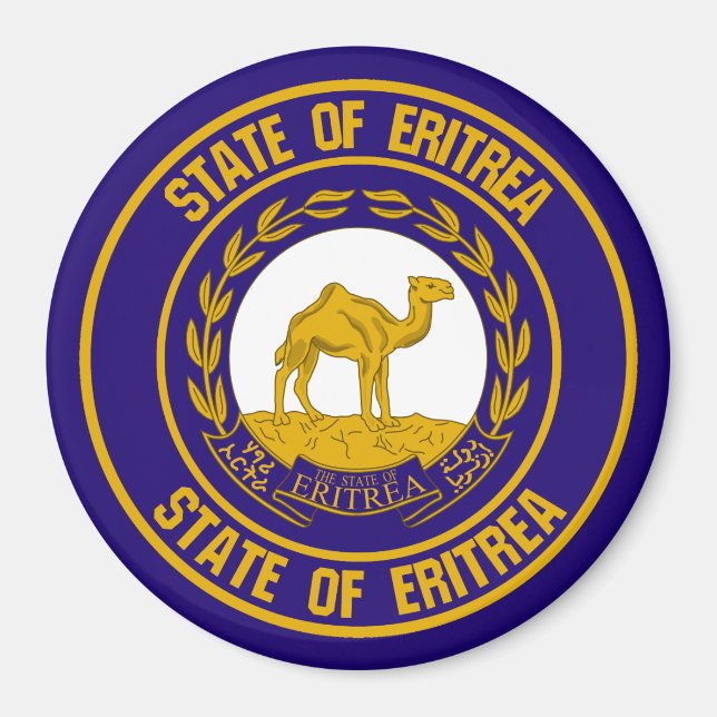 Imã Eritreia Round Emblem (Frente)