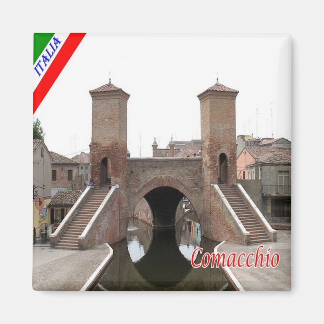 Imã ERM003 COMACCHIO - Emilia Romagna Itália - Fridge (Frente)