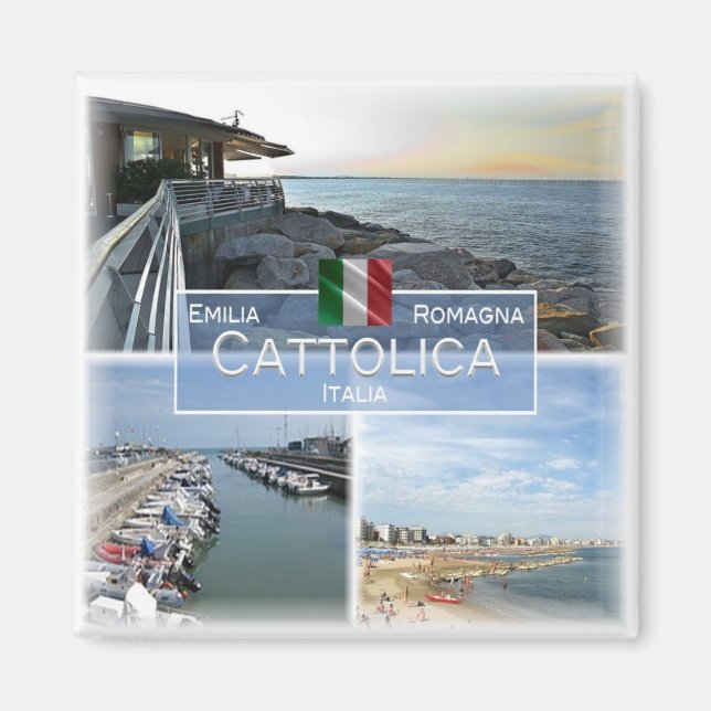 Imã ERM035 CATTOLICA - Emilia Romagna - Itália - Fridg (Frente)