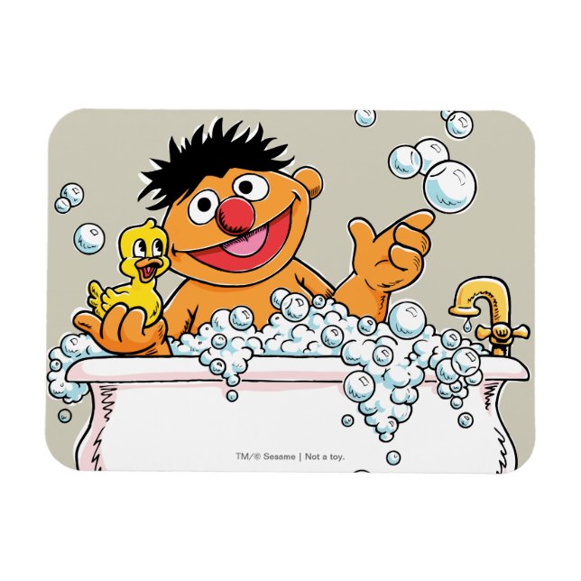Ímã Ernie Antigo na Banheira (Horizontal)